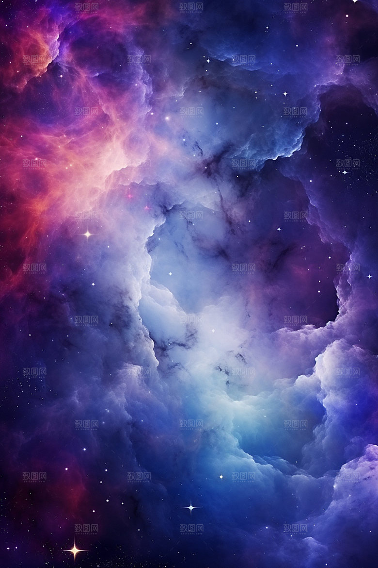 宇宙星空唯美高清素材