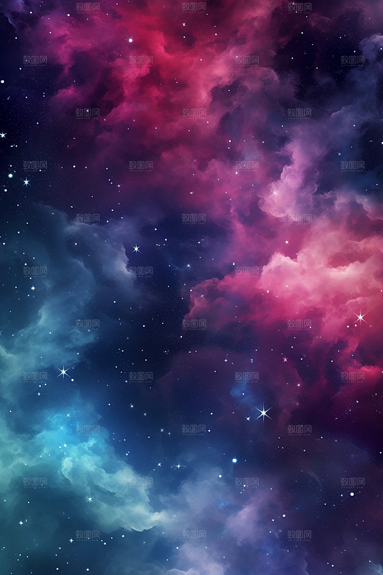宇宙星空高清浪漫素材