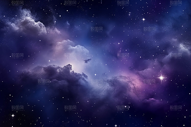 宇宙星空浪漫高清素材