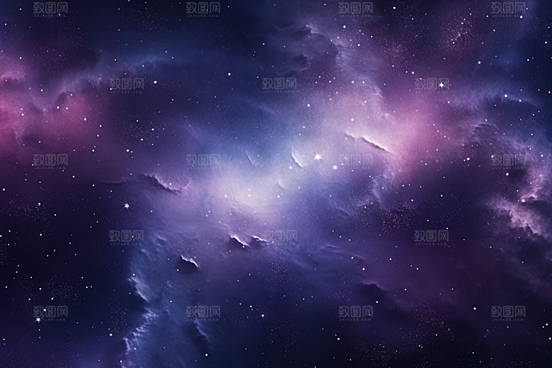 宇宙星空浪漫灿烂素材