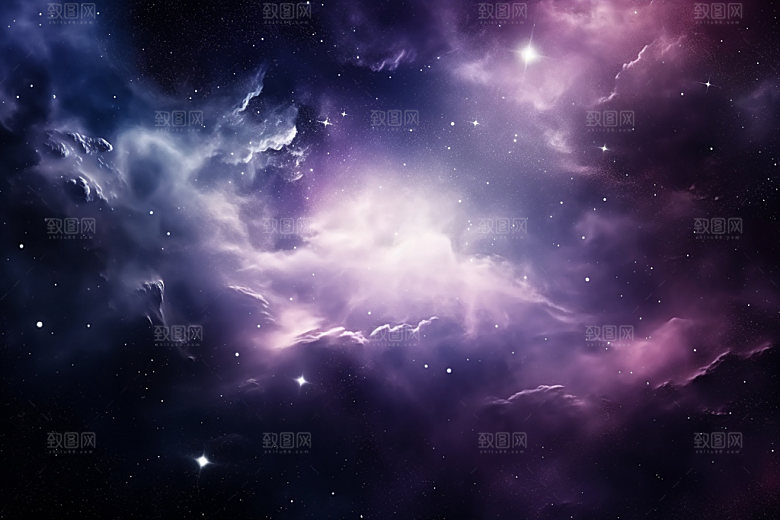 宇宙星空高清灿烂素材