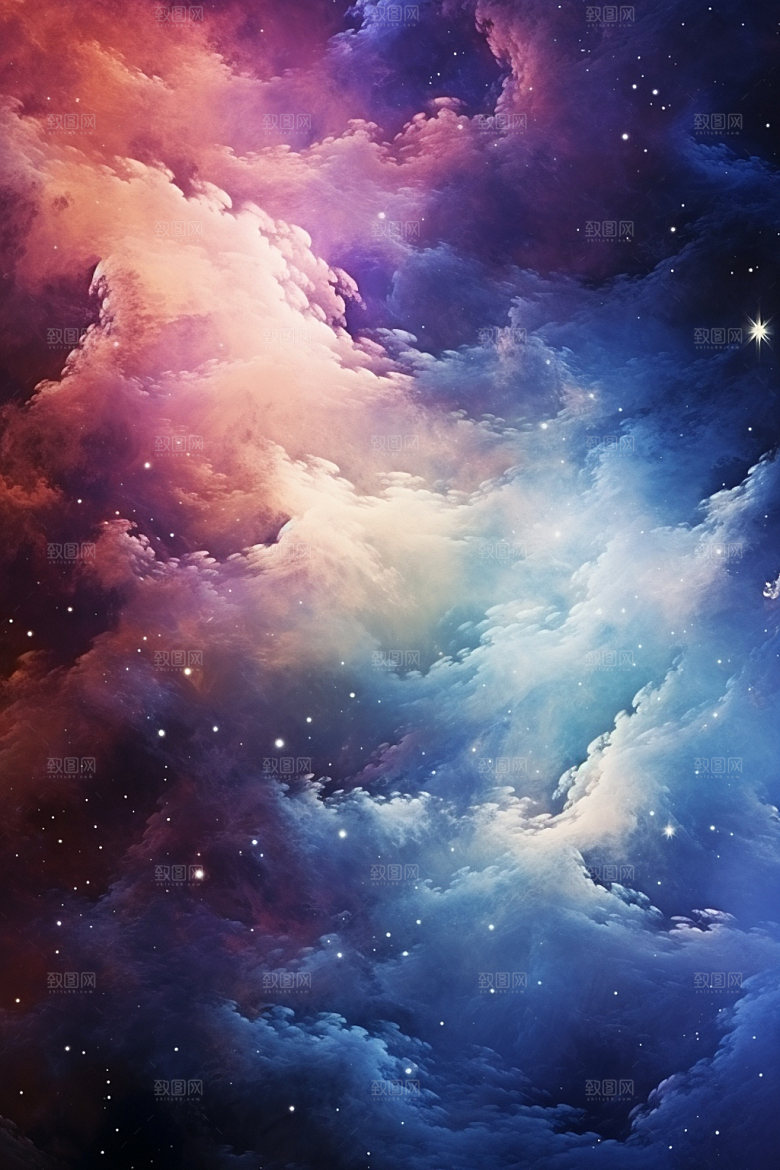 宇宙星空太空灿烂素材