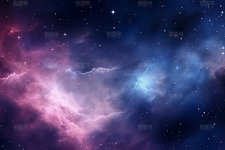 宇宙星空灿烂唯美素材