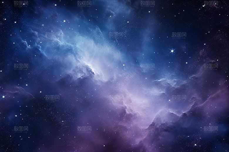 宇宙星空夜空高清素材