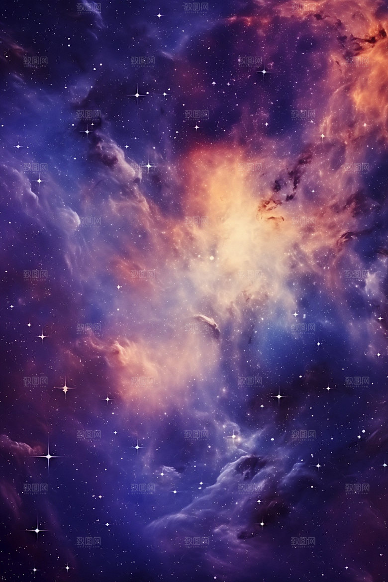 宇宙星空星云浪漫素材