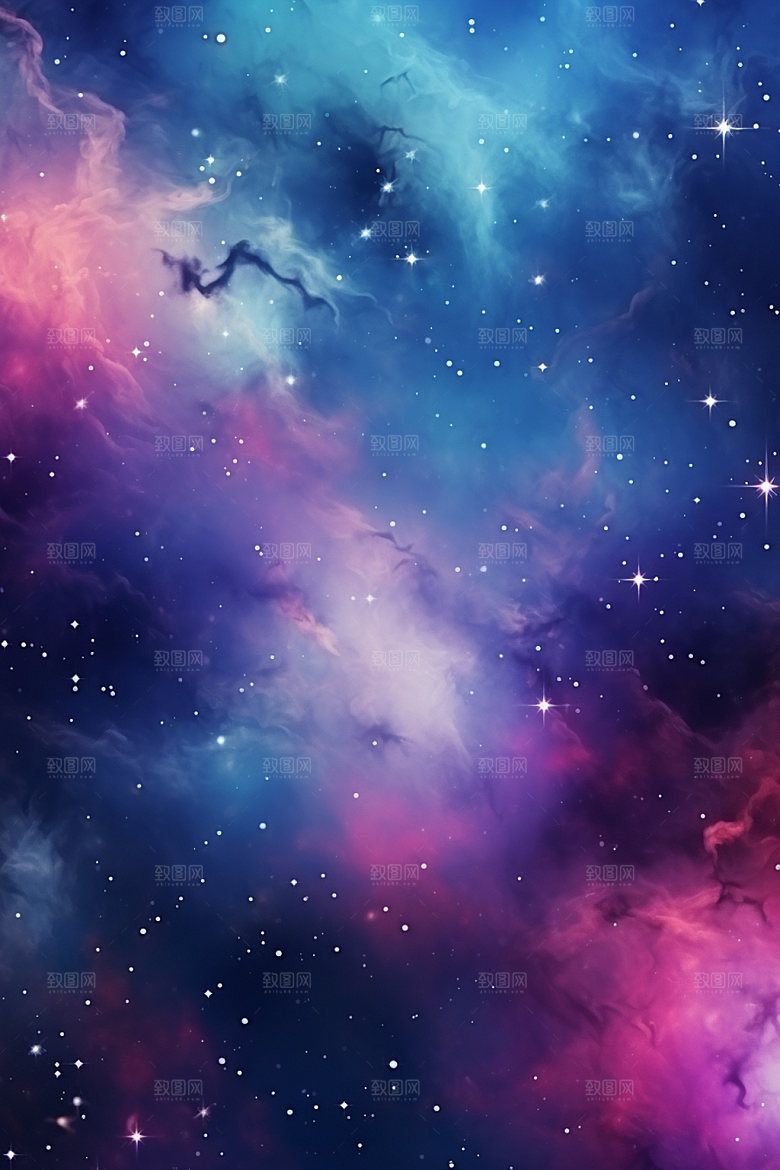 宇宙星空高清浪漫素材