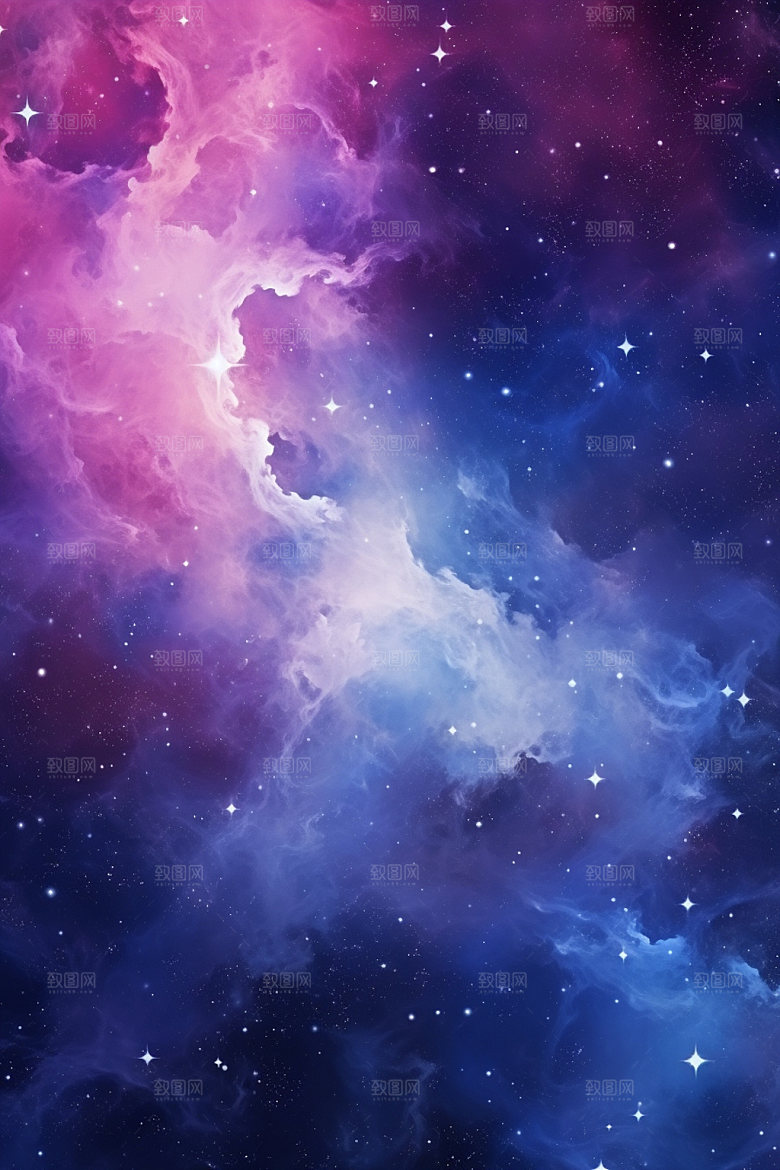 宇宙星空夜空星云素材