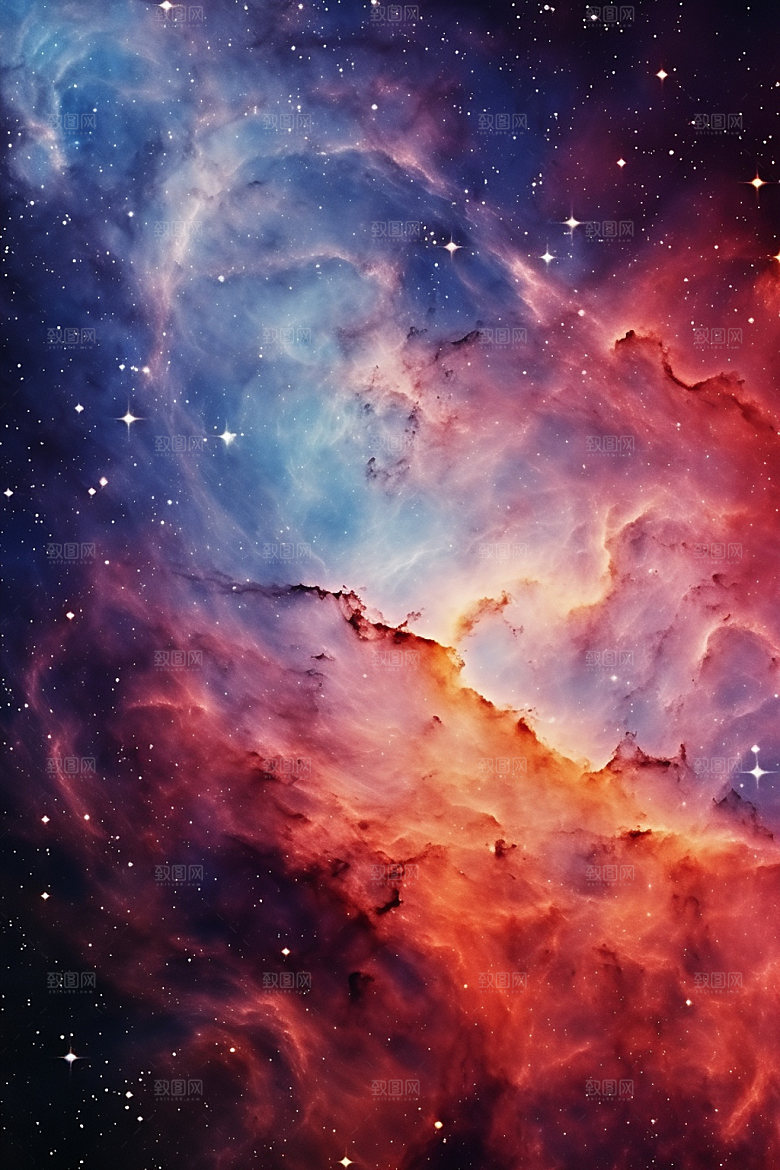 宇宙星空浪漫唯美素材