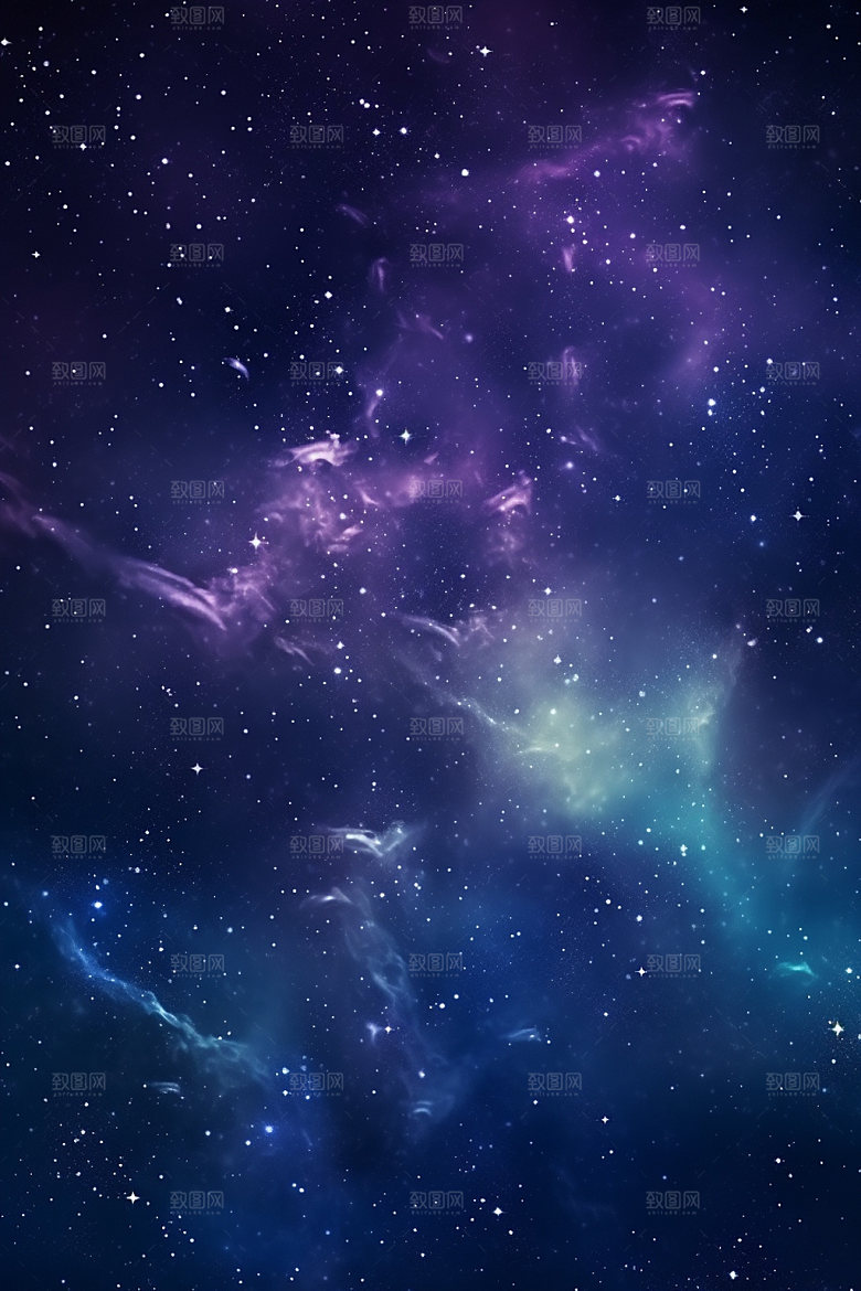 宇宙星空高清夜空素材