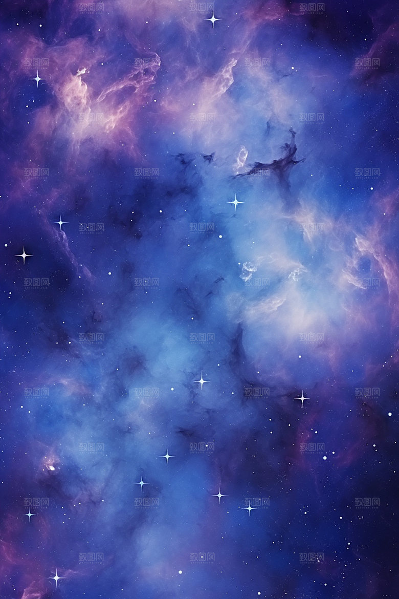 宇宙星空高清夜空素材