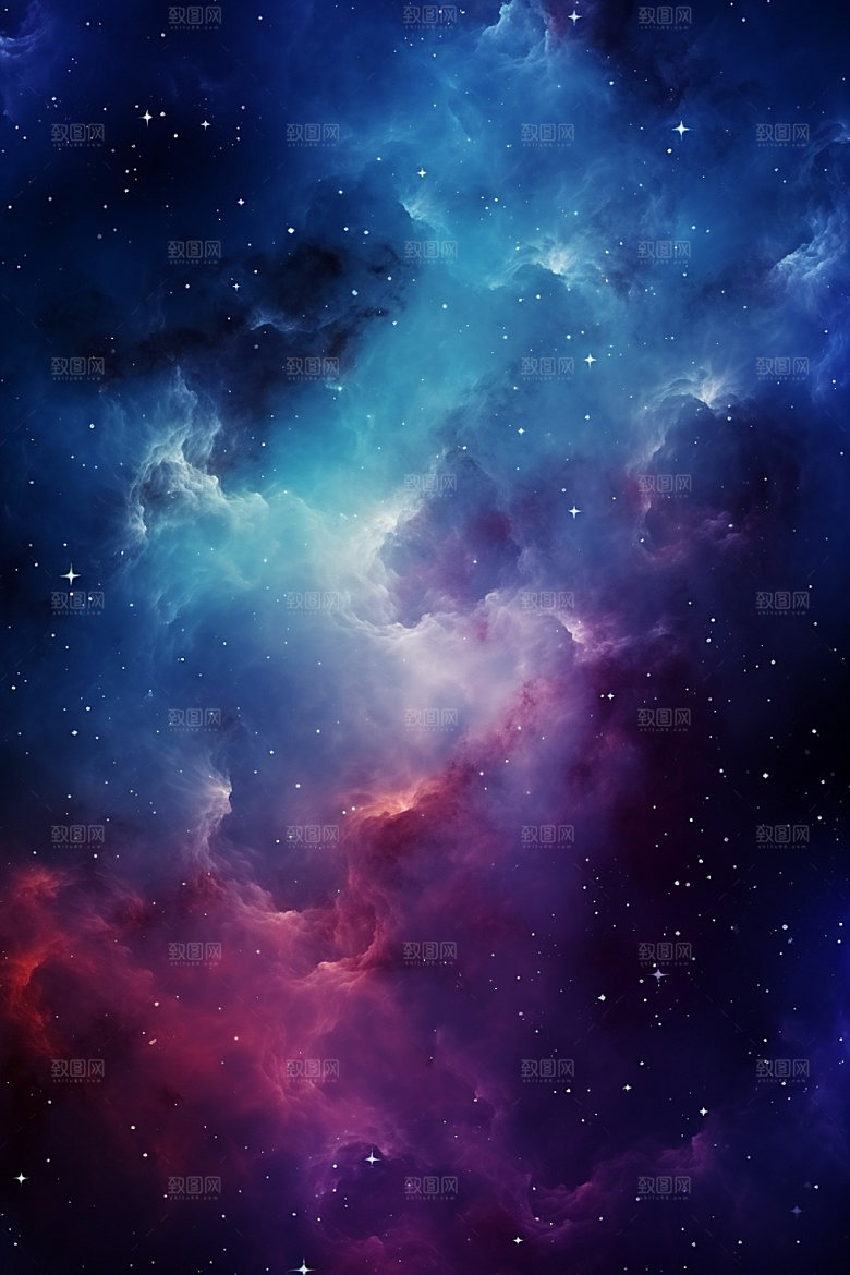 宇宙星空唯美灿烂素材