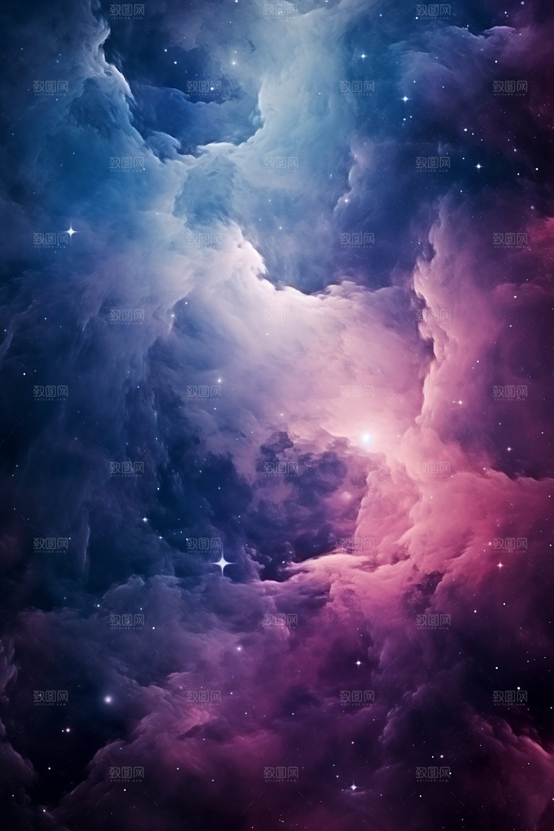 宇宙星空高清夜空素材