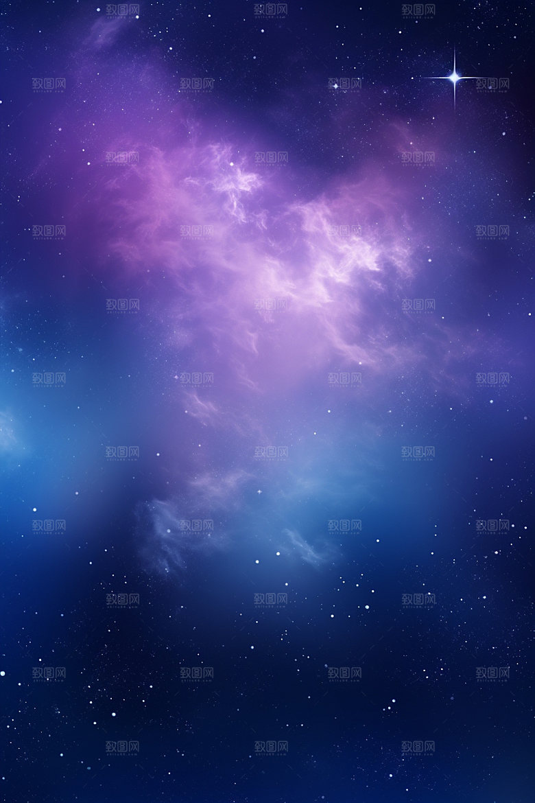 宇宙星空灿烂浪漫素材
