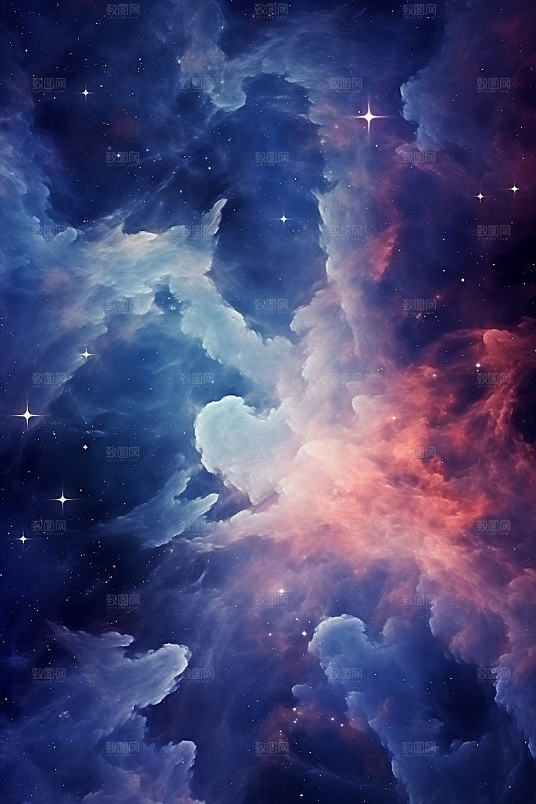 宇宙星空浪漫星云素材