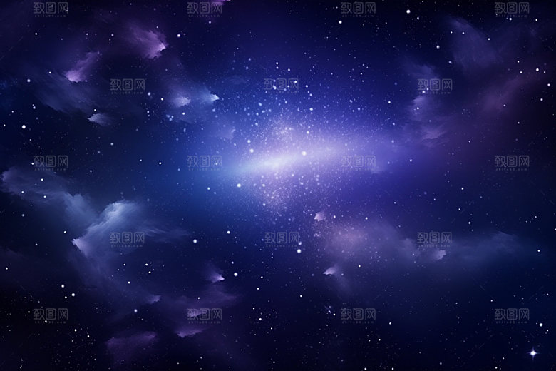 宇宙星空浪漫灿烂素材