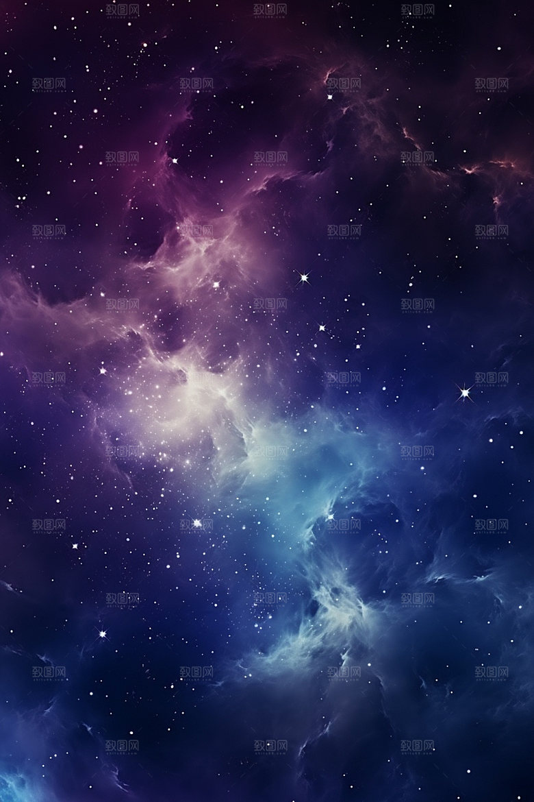 宇宙星空唯美浪漫素材