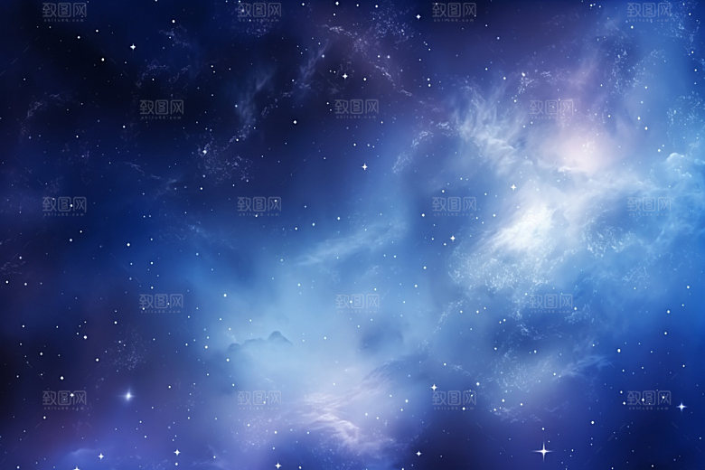 宇宙星空灿烂浪漫素材