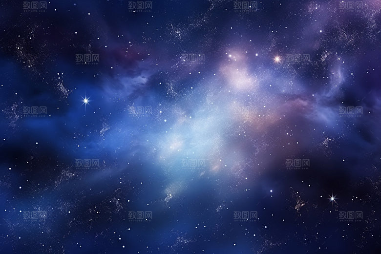 宇宙星空灿烂浪漫素材