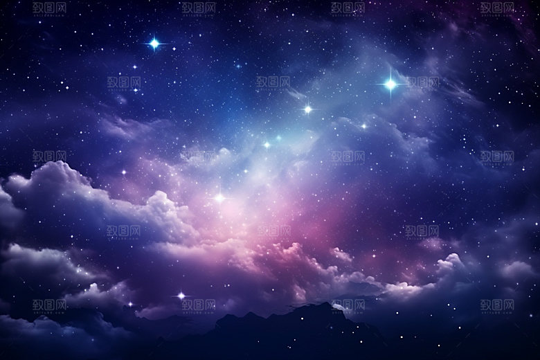 宇宙星空高清唯美素材