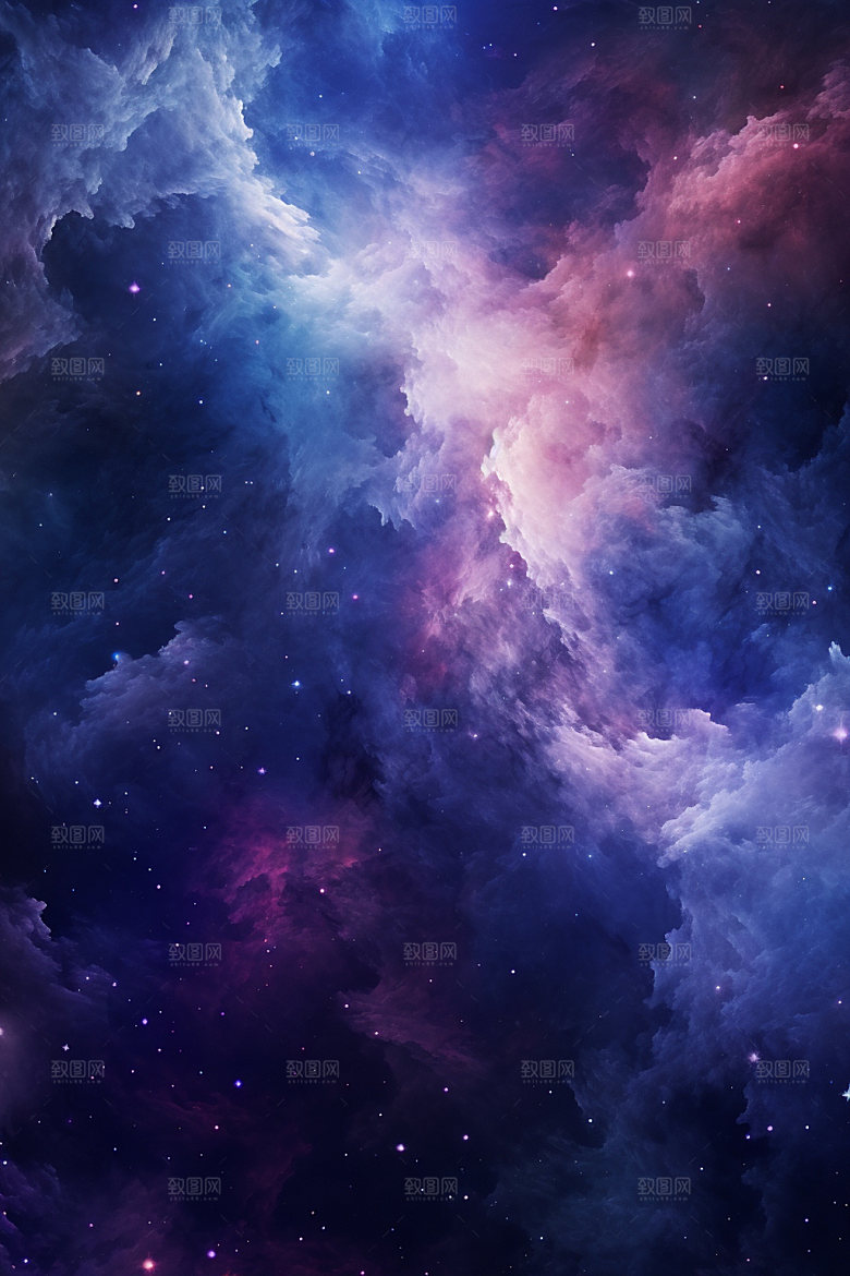 宇宙星空唯美夜空素材