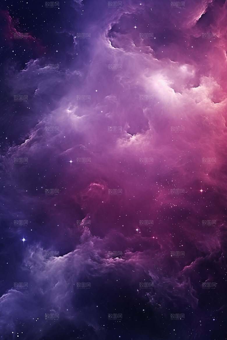 宇宙星空夜空唯美素材