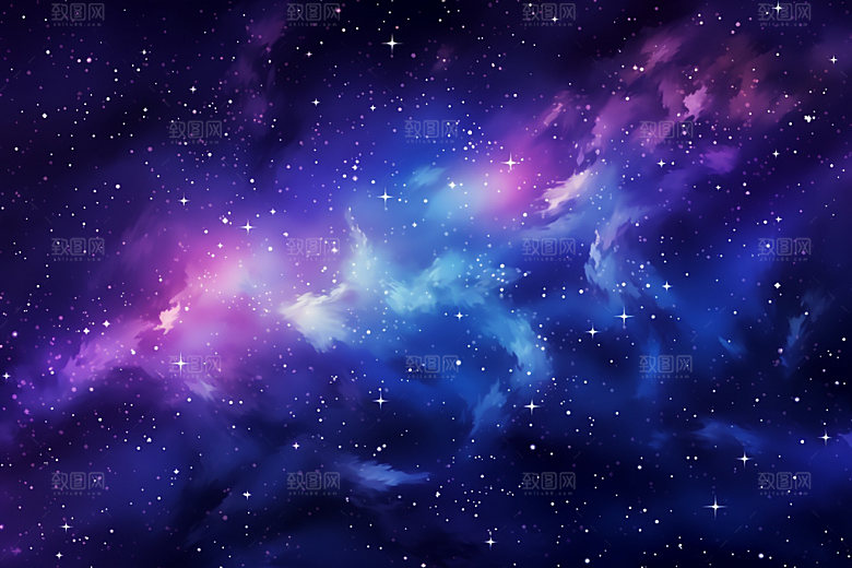 宇宙星空未来夜空素材