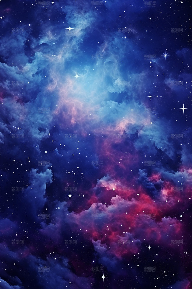宇宙星空天空唯美素材