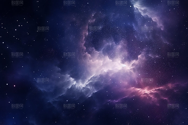 宇宙星空灿烂夜空素材