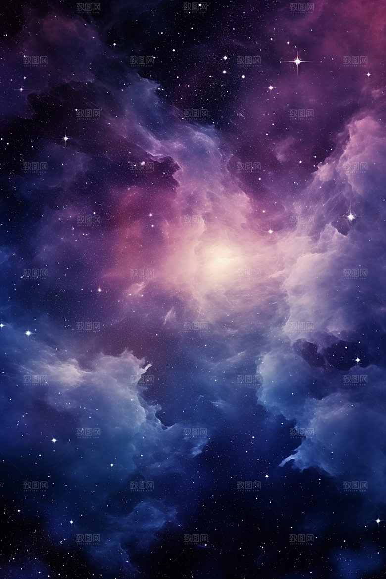 宇宙星空浪漫夜空素材