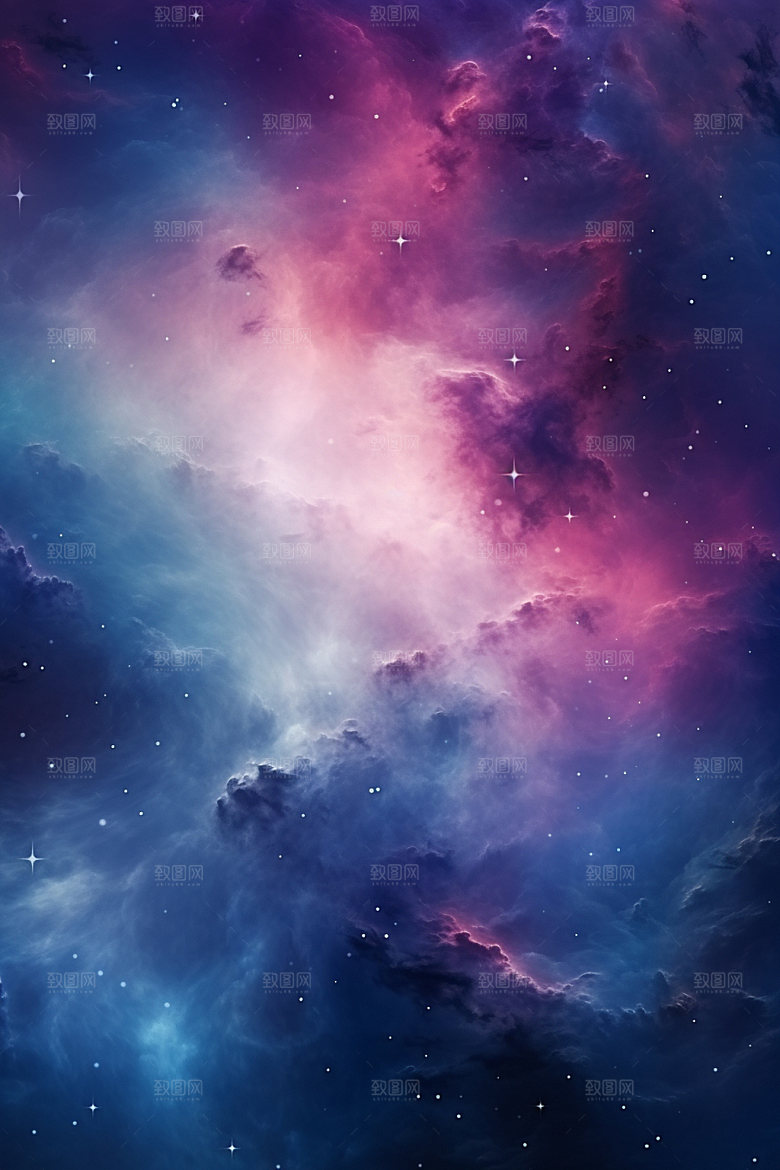 宇宙星空夜空高清素材