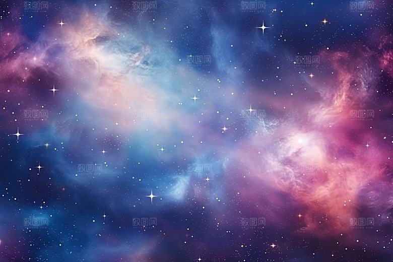 宇宙星空灿烂未来素材