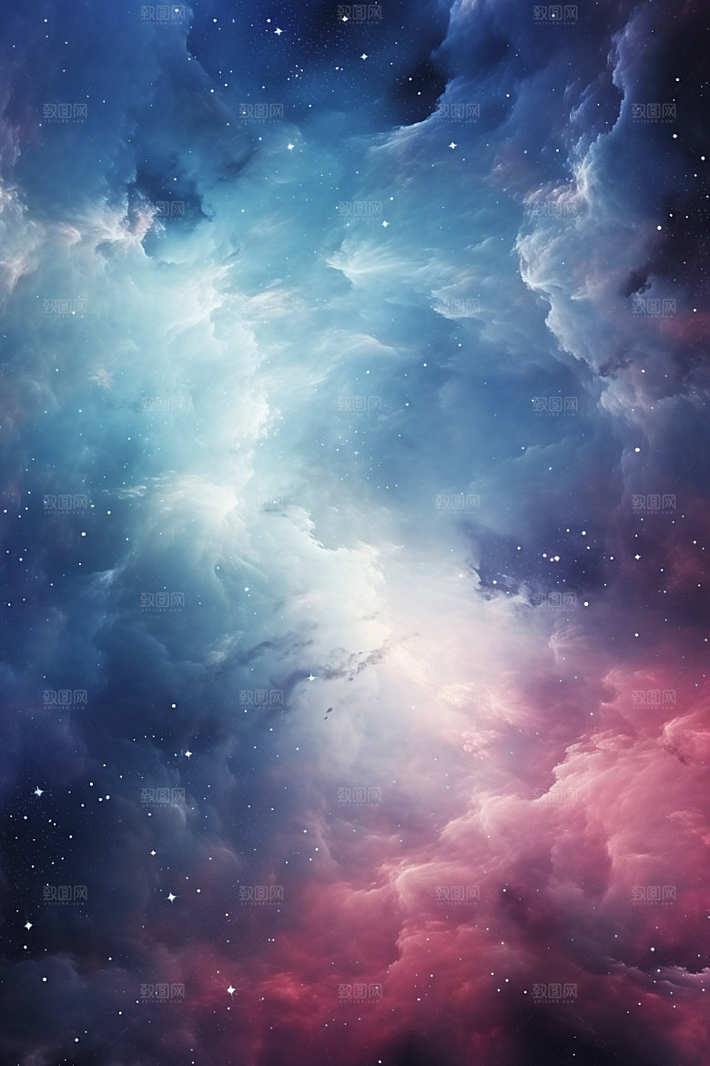 宇宙星空唯美天空素材