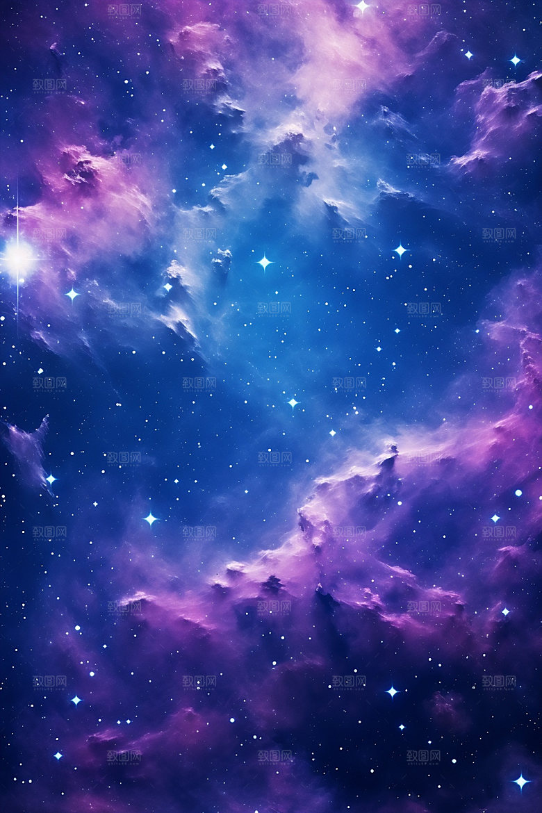 宇宙星空天空灿烂素材