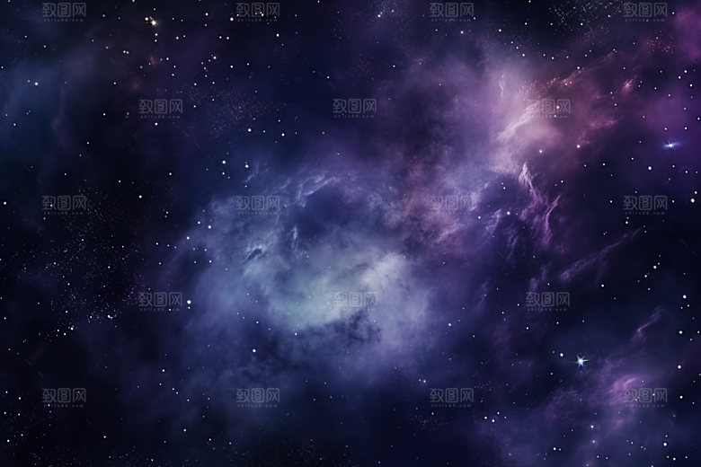 宇宙星空唯美星云素材