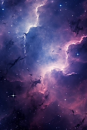 宇宙星空唯美未来素材