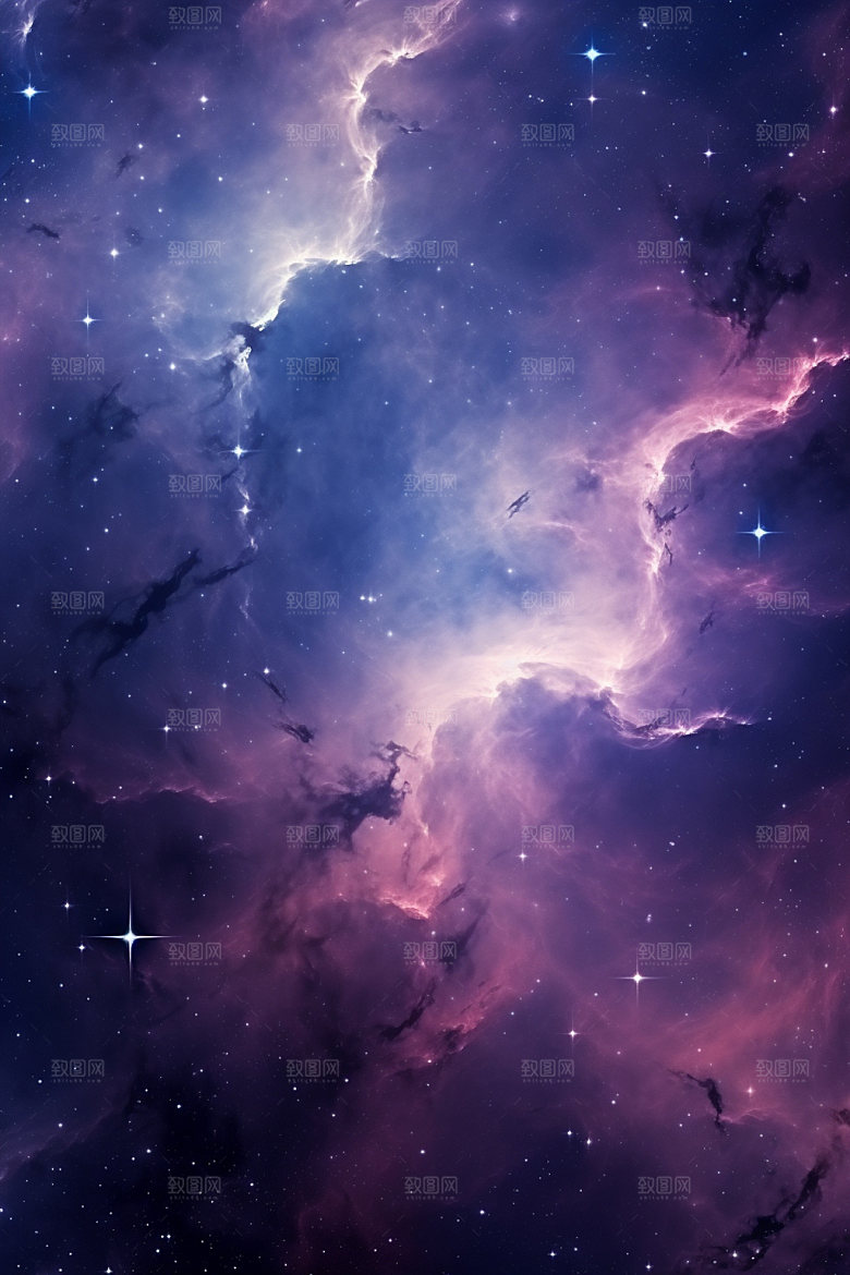 宇宙星空唯美未来素材