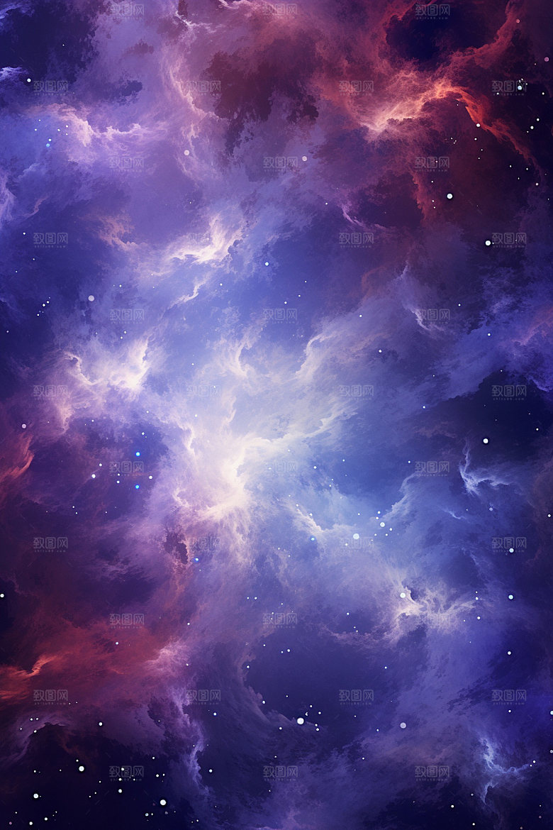 宇宙星空星云唯美素材