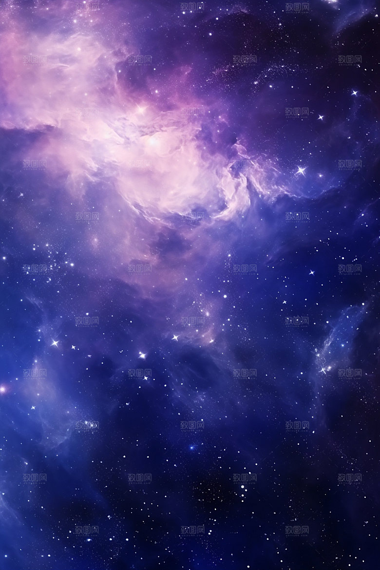 宇宙星空浪漫灿烂素材
