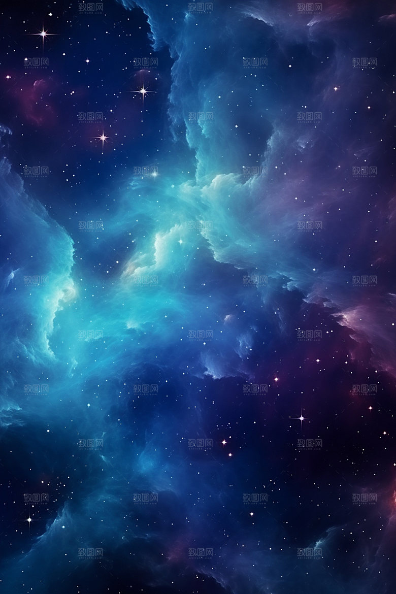 宇宙星空灿烂天空素材