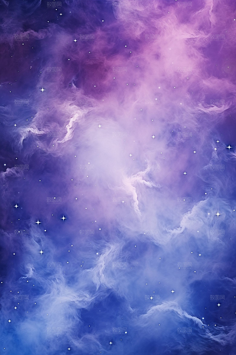 宇宙星空夜空唯美素材