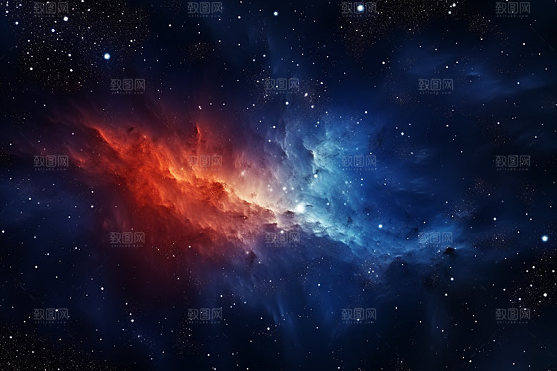 宇宙星空星云唯美素材