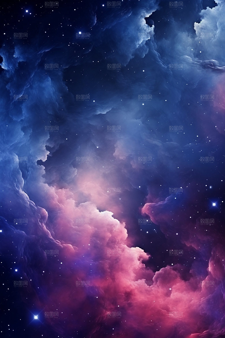 宇宙星空星云未来素材