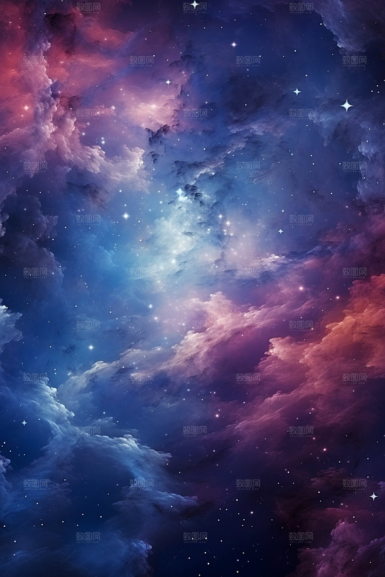 宇宙星空夜空高清素材