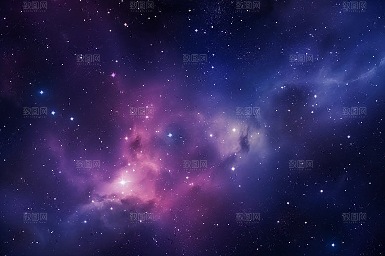 宇宙星空唯美天空素材
