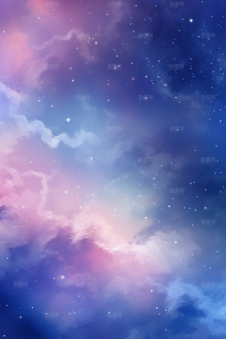 宇宙星空太空唯美素材