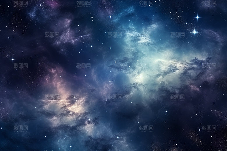 宇宙星空天空唯美素材