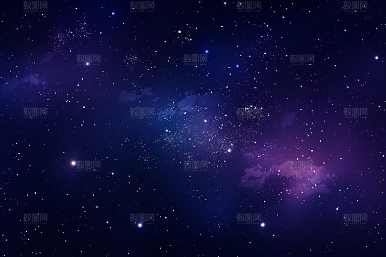 宇宙星空星云唯美素材