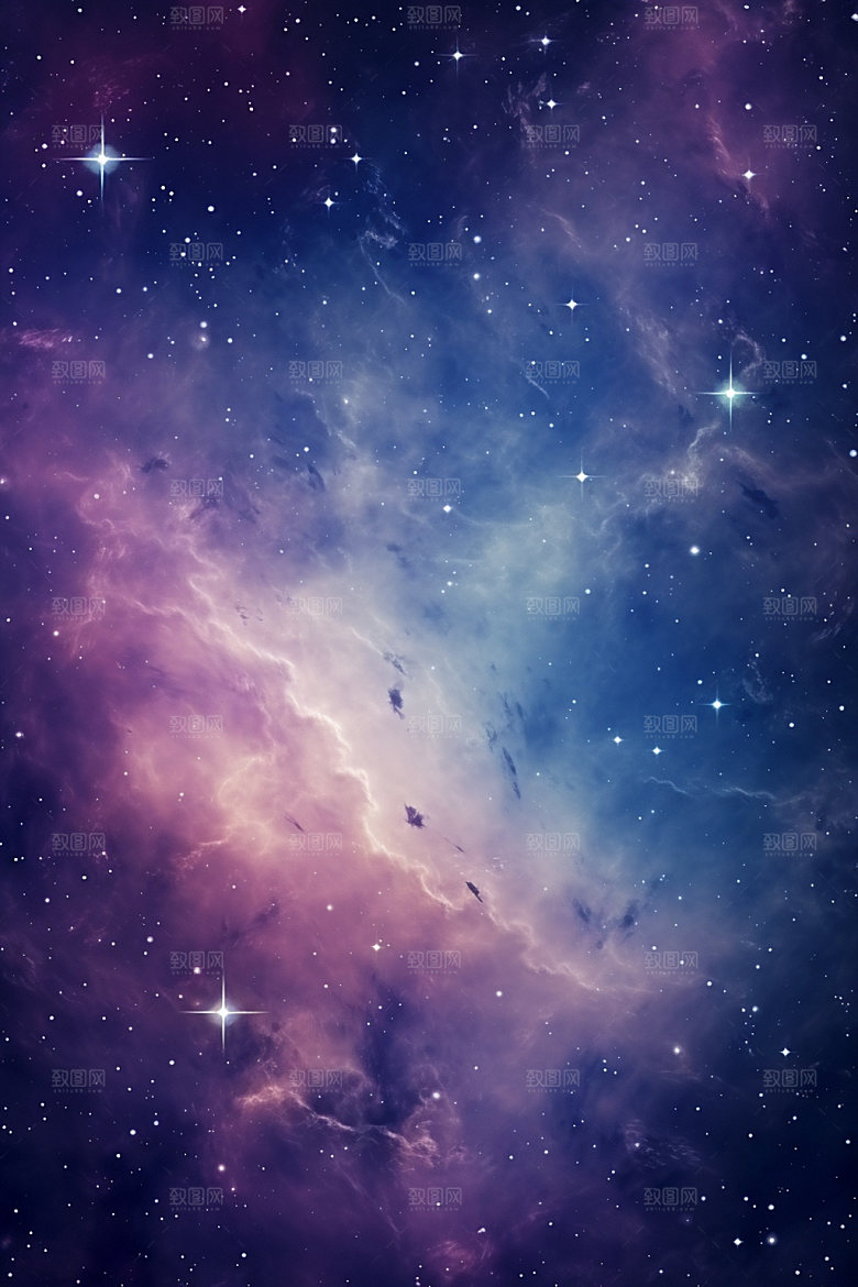 宇宙星空高清灿烂素材