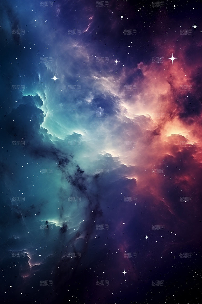宇宙星空未来高清素材