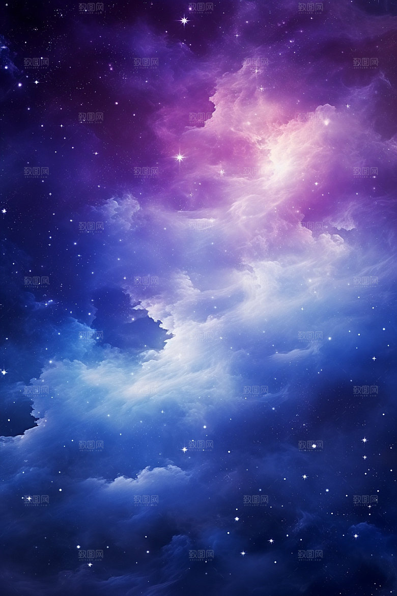 宇宙星空夜空高清素材